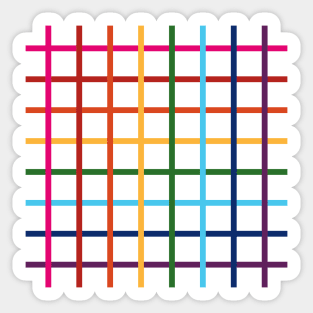 Pride Plaid Sticker